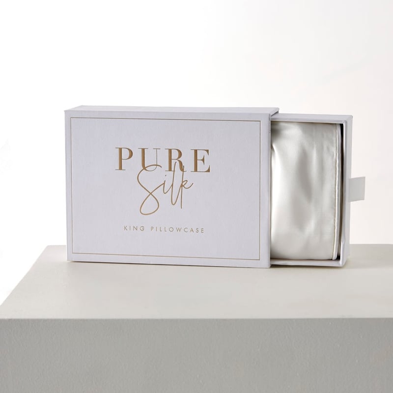 Pure Silk Antique White Pillowcases