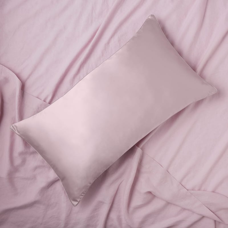 Pure Silk Mauve Pillowcases