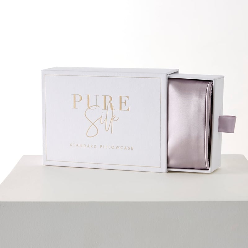Pure Silk Mauve Pillowcases