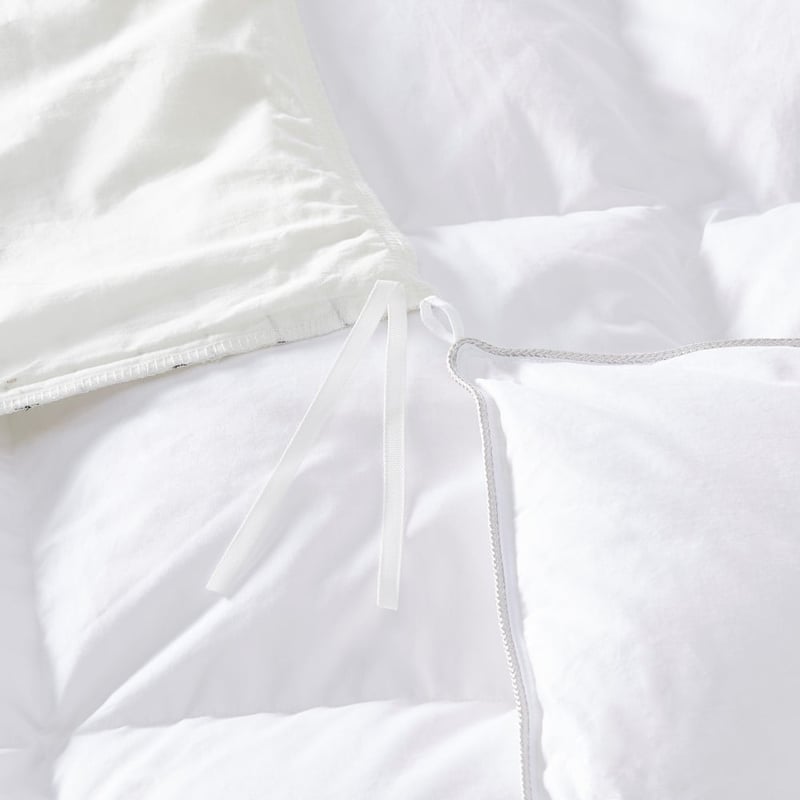 Layla Soft Blue Quilted Quilt Cover Separates