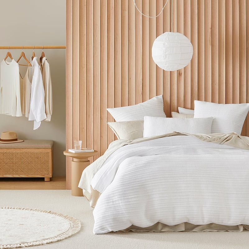 Hayman Quilted White Pillowcase