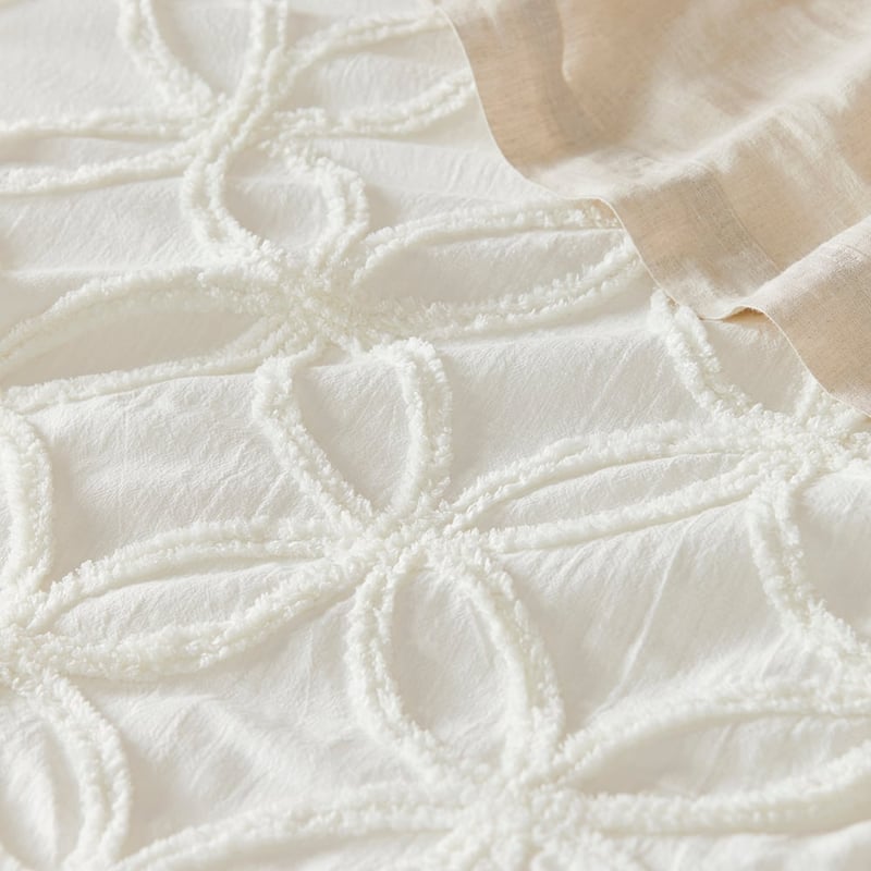 Barossa Tufted Off White Quilt Cover Separates