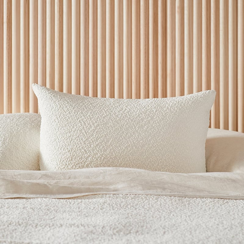 Blake Off White Boucle Quilt Cover Separates