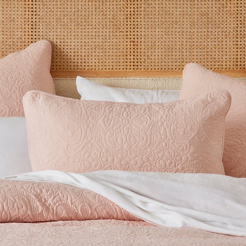Chloe Nude Pink Quilted Quilt Cover Separates