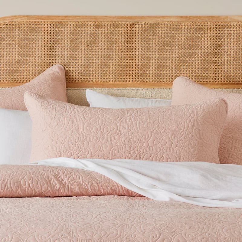 Chloe Nude Pink Quilted Quilt Cover Separates