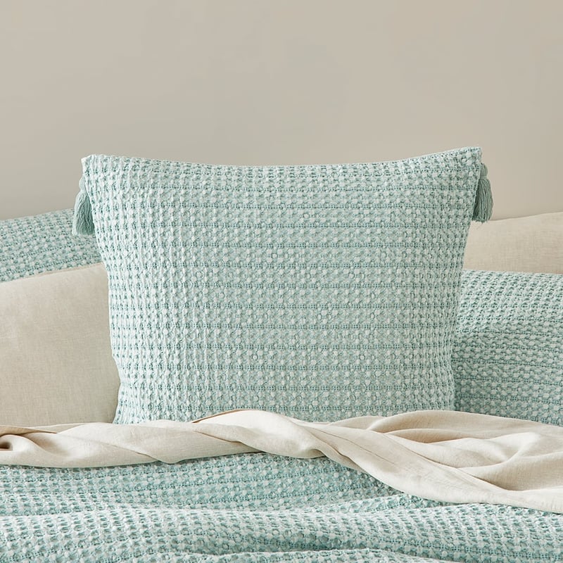 Ren Waffle Soft Sage Quilt Cover Separates 