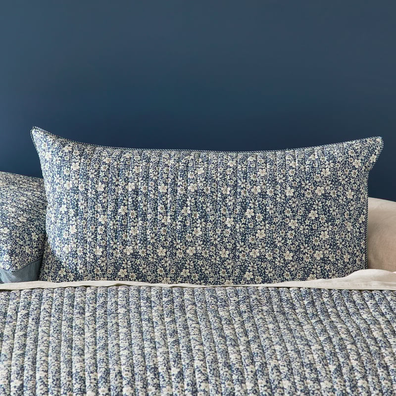 Eliza Storm Blue Quilted Quilt Cover Separates