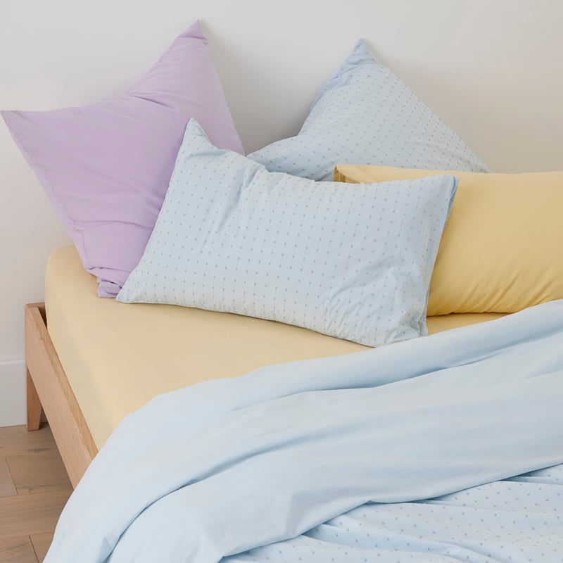 Remi Soft Blue Pillowcases