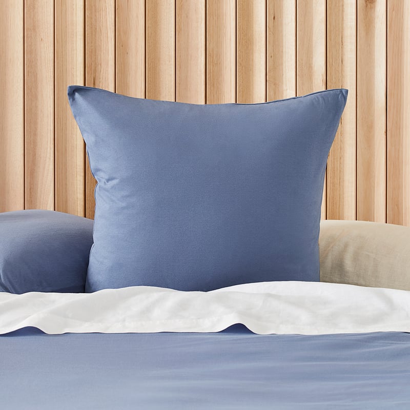 Ultra Soft Jersey True Blue Quilt Cover Separates