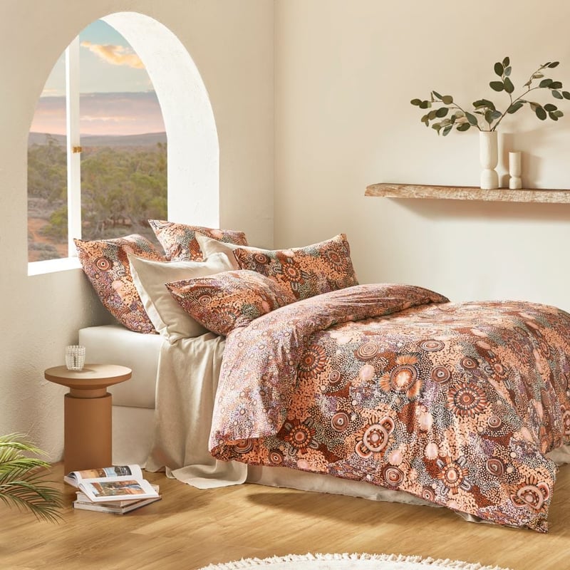 Cungelella Wadjin Sandstone Quilt Cover Set + Separates