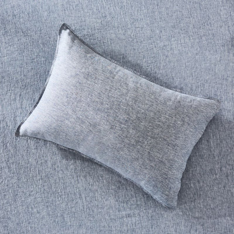 Vintage Washed Linen Navy Marle Sheet Separates