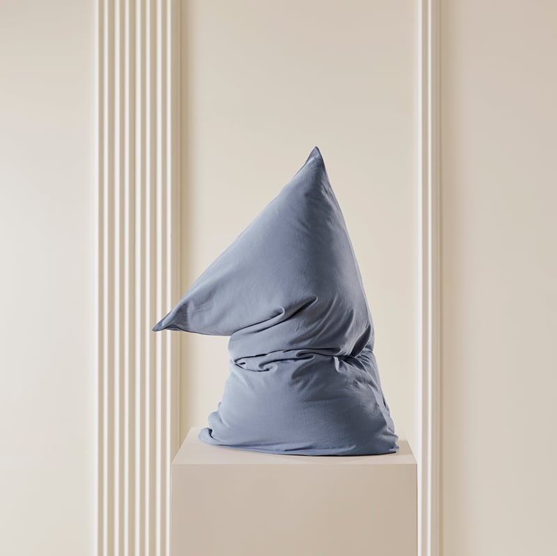 Stonewashed Cotton Storm Blue Quilt Cover Separates