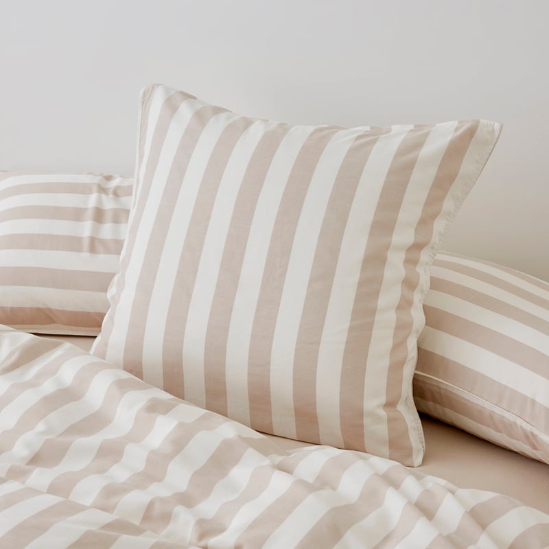 Bamboo Linen Natural Stripe Pillowcases