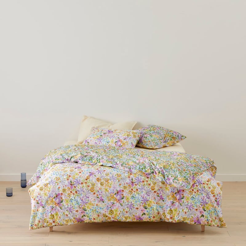 Sienna Floral Lilac Quilt Cover Set + Separates