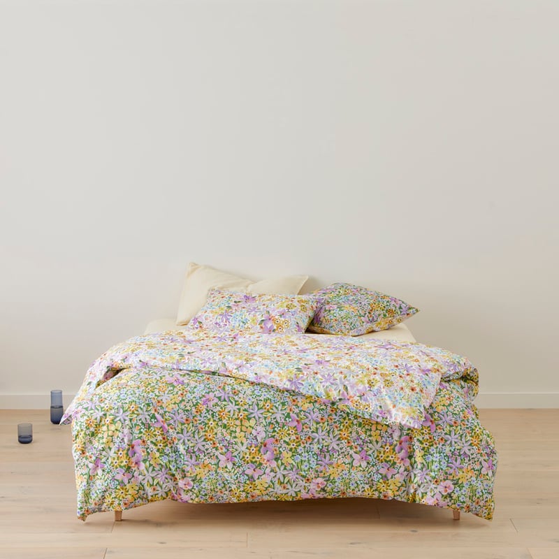 Sienna Floral Lilac Quilt Cover Set + Separates