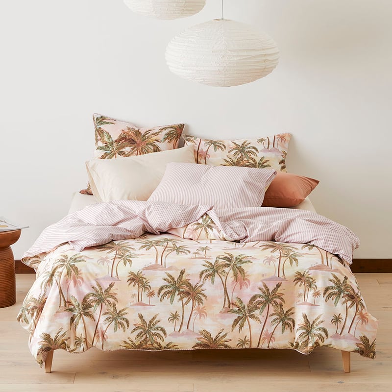 Sunset Palm Quilt Cover Set + Separates