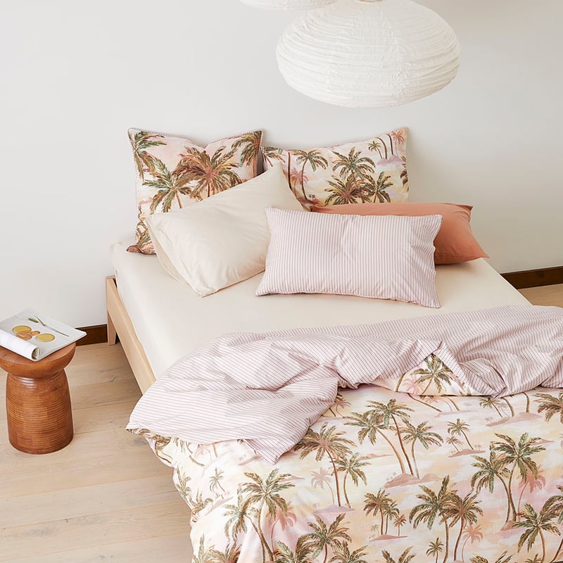Sunset Palm Quilt Cover Set + Separates