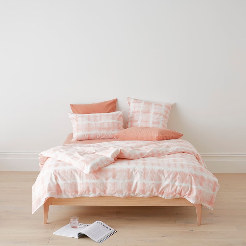 Stonewashed Cotton Peach Tie Dye Quilt Cover Separates