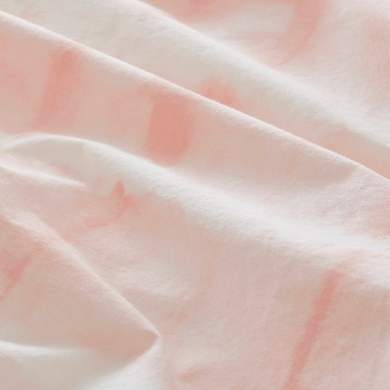 Stonewashed Cotton Peach Tie Dye Quilt Cover Separates