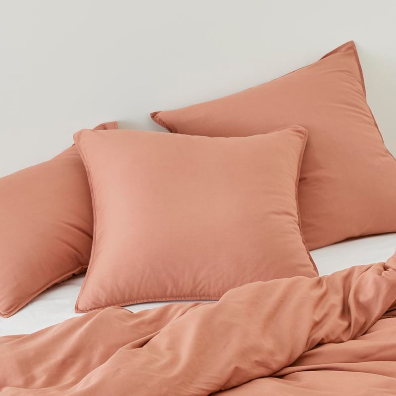 Bamboo Linen Twin Needle Earth Pillowcases