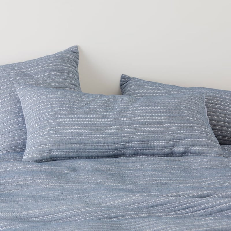 Hayman Chambray Quilted Pillowcases