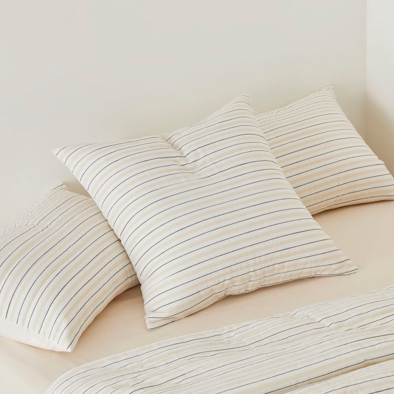 Kobe Natural Quilted Pillowcases