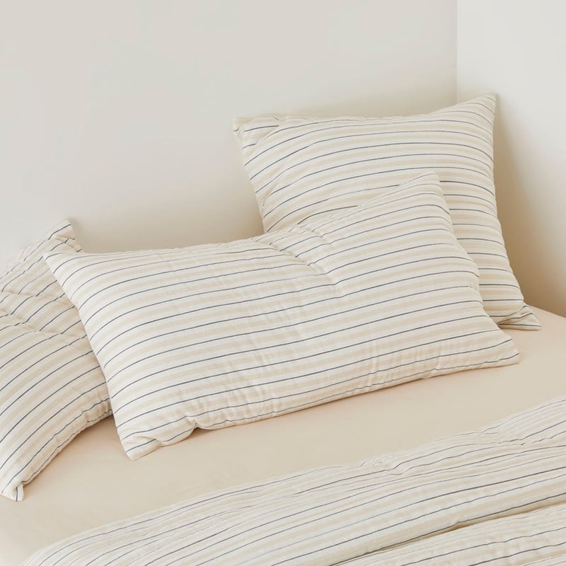 Kobe Natural Quilted Pillowcases