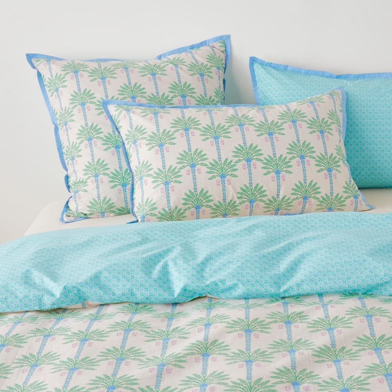 Panama Palm Green Quilt Cover Set + Separates
