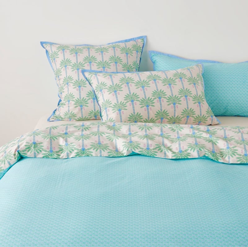 Panama Palm Green Quilt Cover Set + Separates