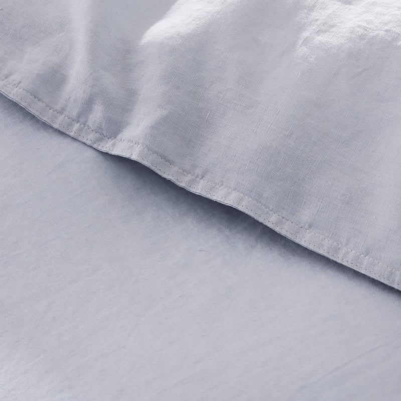 Vintage Washed Linen Lilac Hint Quilt Cover Separates