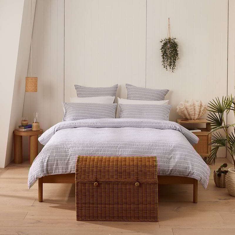 San Remo Indigo Pillowcase