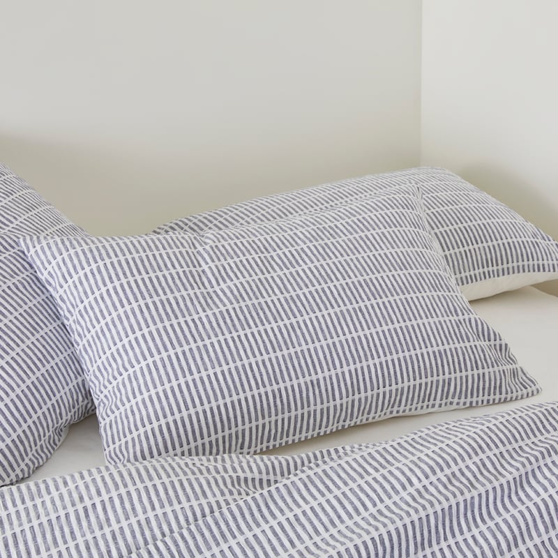 San Remo Indigo Pillowcase