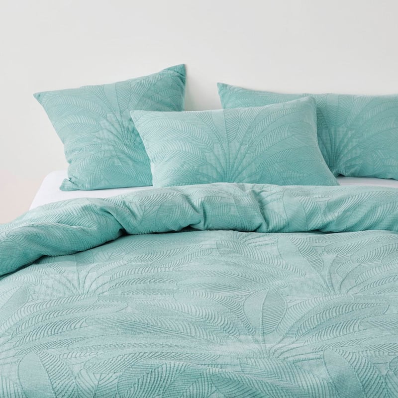 Acai Aqua Matelasse Quilt Cover Separates