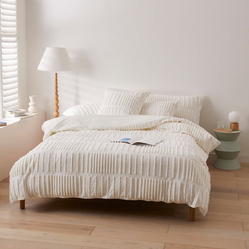 Cody White Tufted Quilt Cover Separates