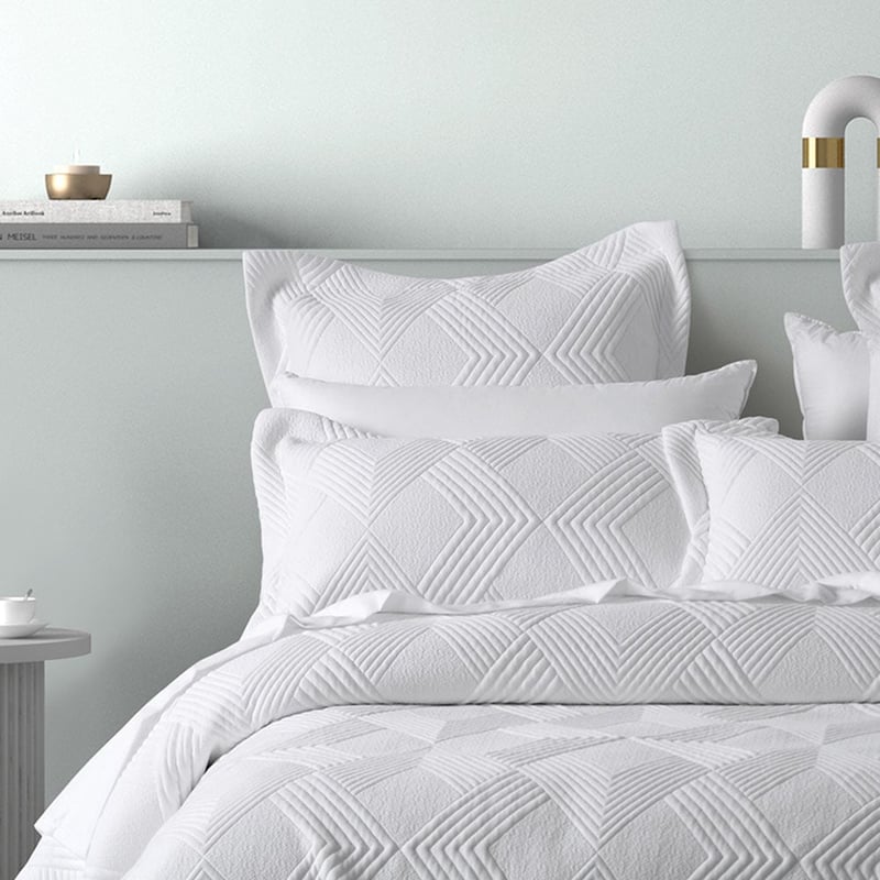 Cassiano White Coverlet Set + Separates