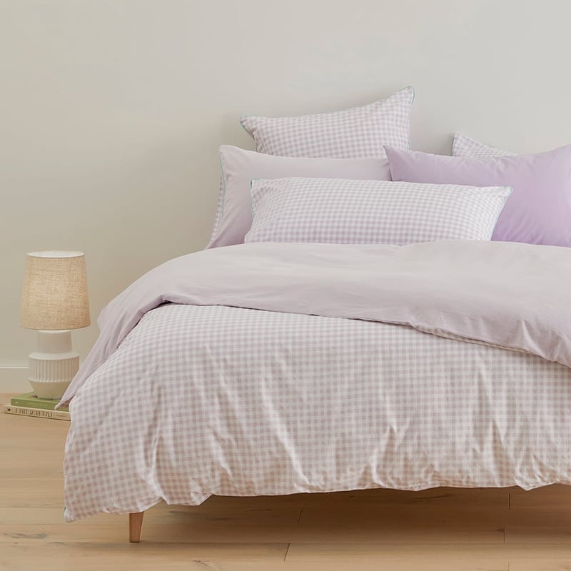 Lonnie Lilac Quilt Cover Set + Separates