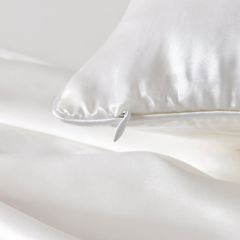 Pure Silk Antique White Sheet Set