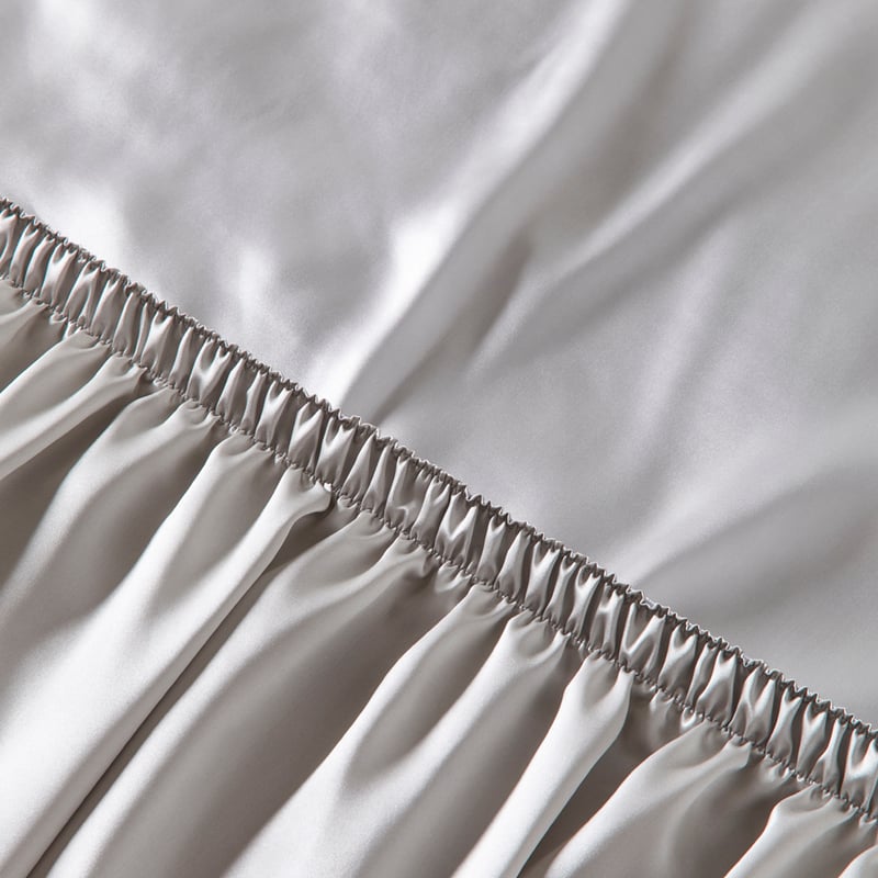 Pure Silk Silver Sheet Set