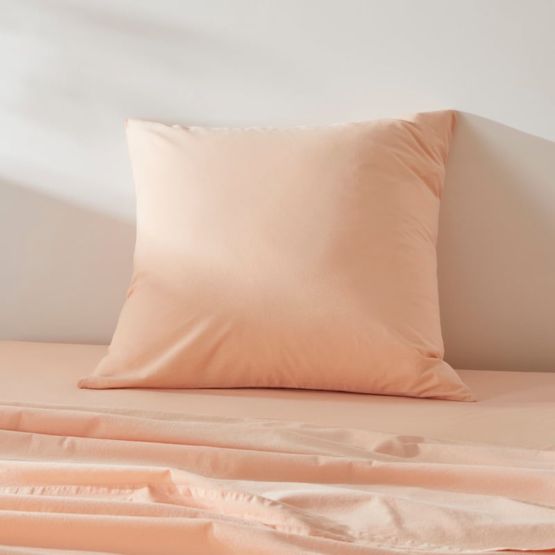 Stonewashed Cotton Pale Peach Sheet Separates