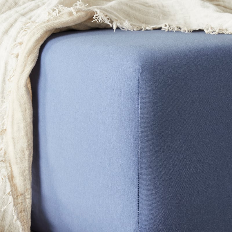 Ultra Soft Jersey True Blue Sheet Separates