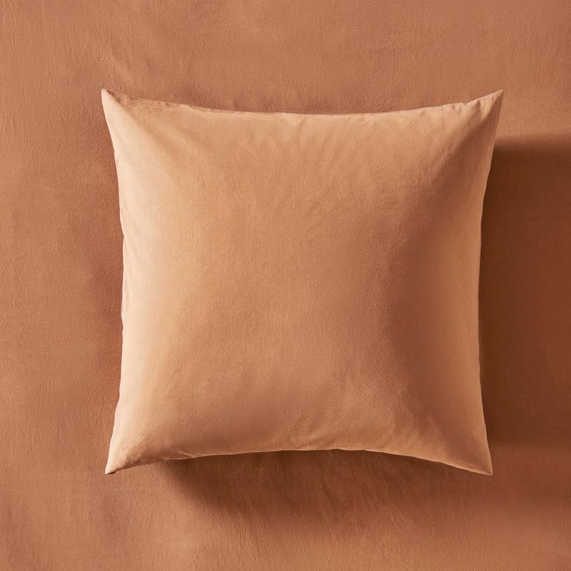 Stonewashed Cotton Cocoa Sheet Separates