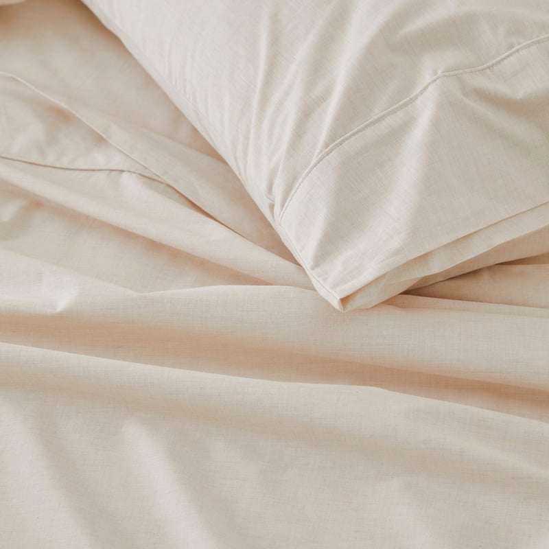 Fresh Yarn Dyed Natural Marle Sheet Set