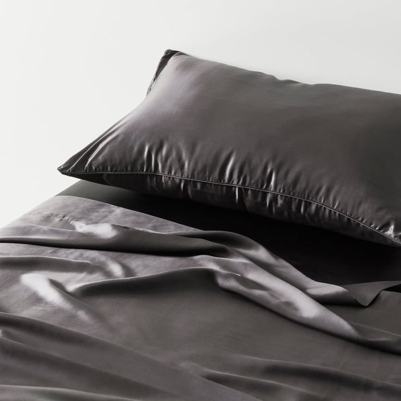 Pure Silk Black Sheet Set
