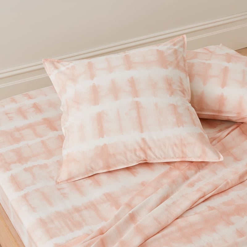 Stonewashed Cotton Peach Tie Dye Sheet Separates