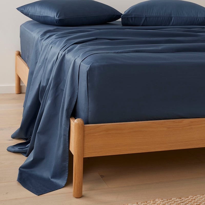 600TC Bamboo Cotton Blue Slate Sheet Set