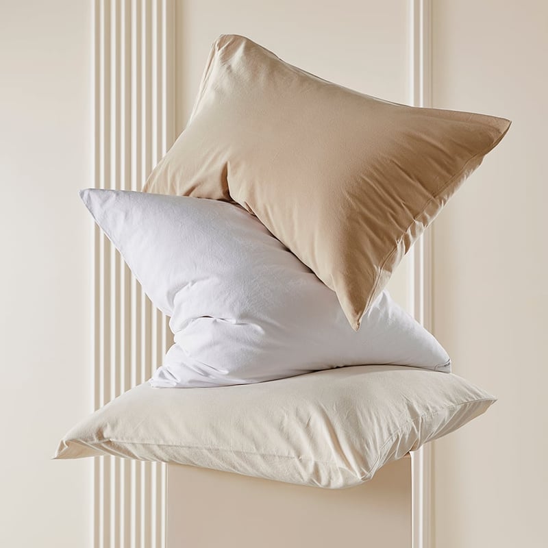 Stonewashed Cotton Sesame Quilt Cover Separates