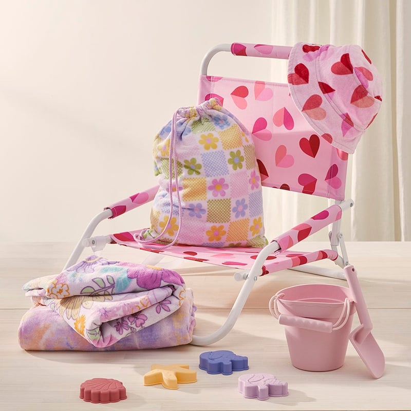 Sweet Hearts Kids Beach Chair