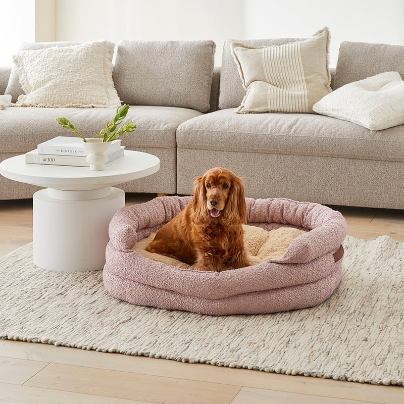 Ziggy Wisteria Boucle Pet Bed
