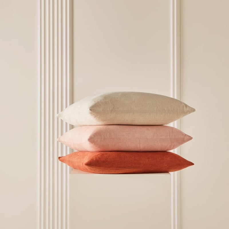 Malmo Rust Linen Cushion