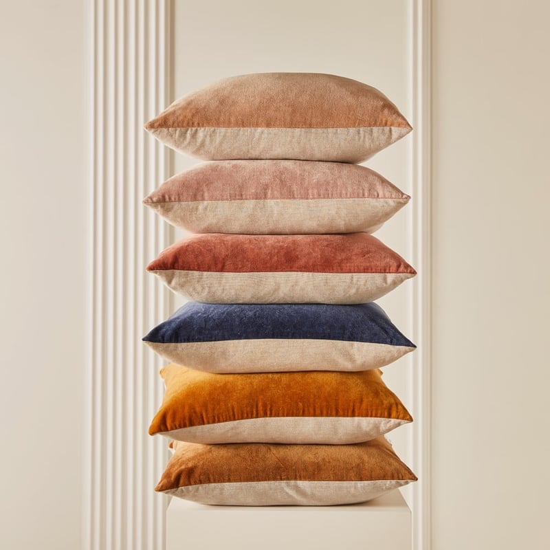 Bombay Misty Pink Velvet Cushion 